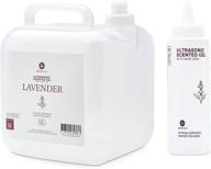 medvat clear transmission gel with lavender scent - convenient 5 liter container and refillable 8-oz. bottle logo