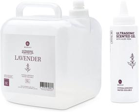 img 2 attached to Medvat Clear Transmission Gel with Lavender Scent - Convenient 5 Liter Container and Refillable 8-oz. Bottle