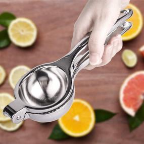 img 3 attached to IORIGIN Lemon Lime Squeezer: Effortlessly Manual Citrus Press Juicer, Dishwasher Safe