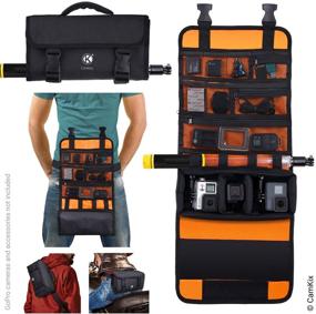 img 4 attached to 🎒 Multipurpose CamKix Roll-Out Bag with Waist/Shoulder Strap - Ideal for GoPro Hero, DJI Osmo Action + Various Action/Compact Cameras - Versatile Carrying Solutions (Handheld, Shoulder, Waist, Back) - Intelligent Protection Case