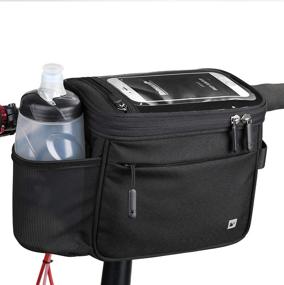 img 3 attached to 🚲 Rhinowalk Bike Basket with Insulated Lunch Box - Bike Handlebar Bag for Camera, Phone, and More! Shoulder Strap Included - Professional Cycling Accessories