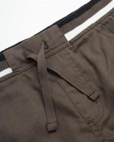 img 3 attached to 👖 Quad Seven Boys' Shorts - 2 Pack Twill Pull On Cargo Shorts for Big Boys: Convenient and Stylish!