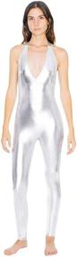 img 4 attached to American Apparel Womens Metallic Catsuit