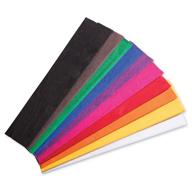 🎨 creativity street crepe paper: 10 assorted colors, 20" x 7-1/2', 10 sheets - perfect for crafting and decorations logo