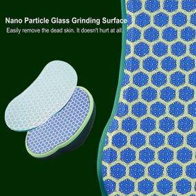 img 1 attached to 🦶 Nano Glass Callus Foot-File Remover - Erkangsm Gentle Scrubber Pedicure Tool for Fast Exfoliation, Effective Dead Skin Removal, Portable Foot File Rasp