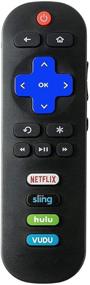 img 1 attached to All-in-One TCL Roku TV Remote with Netflix/Sling/VUDU and Hulu Shortcuts