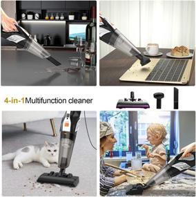 img 2 attached to 🧹 Powerful Lightweight Stick Vacuum Cleaner: Handheld, Portable, and Strong Suction