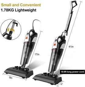 img 1 attached to 🧹 Powerful Lightweight Stick Vacuum Cleaner: Handheld, Portable, and Strong Suction