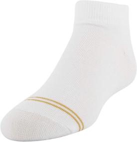 img 3 attached to Ежедневные четверть-носки для девочек - золотой носок, 8 пар