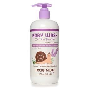 img 4 attached to 🌿 All Natural, Hypoallergenic Baby Wash - Little Twig: Calming Lavender Scent, Lemon & Tea Tree Oils - 17 Fl Oz (BW1601)