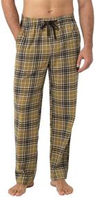 img 4 attached to LAPASA Flannel Bottoms Pockets Drawstring Men's Clothing