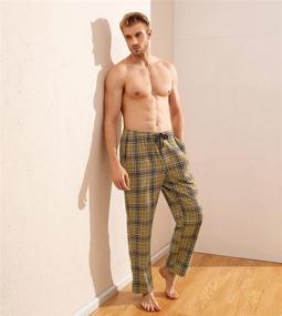 img 1 attached to LAPASA Flannel Bottoms Pockets Drawstring Men's Clothing