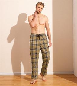 img 2 attached to LAPASA Flannel Bottoms Pockets Drawstring Men's Clothing