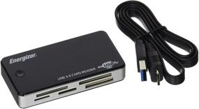 img 1 attached to Фотоаппарат Energy ENR-CRP3UNI USB 3.0 SD Card Reader / Writer (черный): высокоскоростная передача данных и решение для хранения