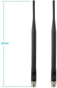 img 2 attached to 🎙️ Bingfu UHF Wireless Microphone Receiver Antenna – 400MHz-960MHz BNC Male Antenna (2-Pack) – Ideal for Wireless Mic System, Remote Digital Audio Receiver, UHF Ham Radio Tuner