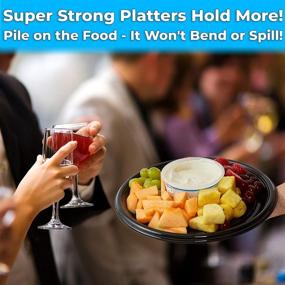 img 3 attached to Earth-Friendly Tray Platters: Sustainable Catering Appetizers for Food Service Equipment & Supplies