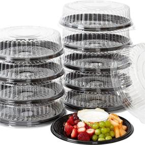 img 4 attached to Earth-Friendly Tray Platters: Sustainable Catering Appetizers for Food Service Equipment & Supplies