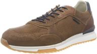 bullboxer mens k20438a sneaker cognac logo