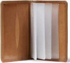 img 2 attached to Premium Leather Architect Men's Holder with Advanced RFID Blocking Technology