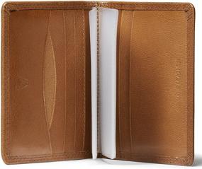 img 1 attached to Premium Leather Architect Men's Holder with Advanced RFID Blocking Technology