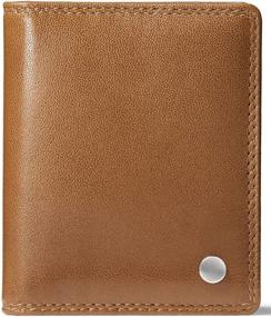 img 4 attached to Premium Leather Architect Men's Holder with Advanced RFID Blocking Technology