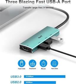 img 2 attached to USB C Hub HDMI Adapter