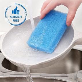 img 3 attached to Silicone Scrubber Kitchen Cleaning Reusable