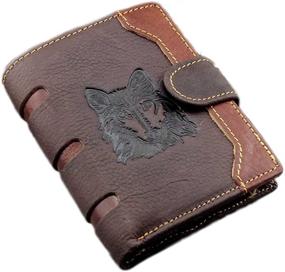 img 4 attached to Men's Vertical Multi Card Cowhide Leather Cardholder - Enhancing your Wardrobe with Luxurious Accessories