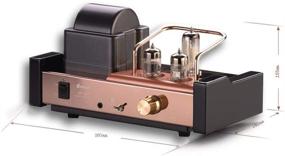 img 2 attached to 🎧 Dared MP-5BT HiFi Vacuum Tube Amplifier – Audiophiles Stereo Integrated AMP, Hybrid Bluetooth/USB DAC/Line Input, 25W x 2 Output, with 6N11, 6N21, 6E21 Tubes