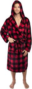 img 4 attached to 🧥 Deluxe Plaid Fleece Luxe Plush