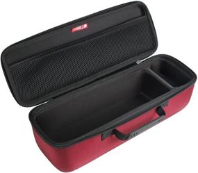 img 1 attached to Hermitshell Hard Travel Case Fits Sony SRS-XB41 Portable Wireless Bluetooth Speaker (Red)