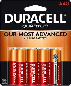 img 4 attached to Duracell Quantum AA Alkaline Batteries - High-Performance, Long-Lasting Double A Battery for Home and Office Use - Pack of 8