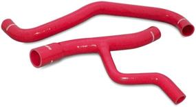 img 2 attached to Mishimoto MMHOSE-MUS-96RD Silicone Radiator Hose Kit Compatible With Ford Mustang GT 1994-2004 Red
