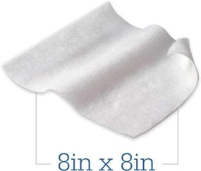 img 2 attached to Essential Bath Cleansing Washcloths - Rinse Free, Fragrance-Free Ultra-Soft and Thick Bath Wipes - 8 Cloths in 1 Package