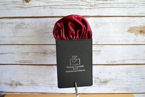 img 1 attached to 🔴 Bold Miami Square Burgundy Pocket Squares: Elevate Your Style