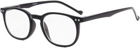 img 2 attached to 👓 Enhance Your Style and Vision with BFOCO Retro Reading Glasses - 5 Pairs for Women and Men, including Reading Sunglasses