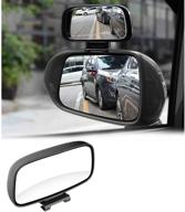 damohony mirrors adjustable rectangular rearview logo