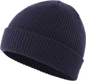 img 3 attached to 🧣 Stay Warm in Style: Connectyle Classic Men's Acrylic Knit Cuff Beanie Hat – The Perfect Winter Essential