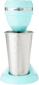 img 2 attached to 🥤 Brentwood SM-1200B Classic Milkshake Maker, 15 oz, Blue: Whipping up Creamy Delights at Home