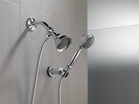 img 1 attached to 🚿 Enhance Your Shower Experience with the Delta Shower Arm Diverter for Hand Shower, Chrome