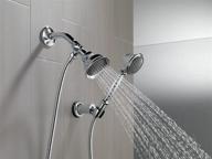 🚿 enhance your shower experience with the delta shower arm diverter for hand shower, chrome logo