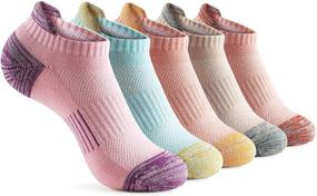 img 4 attached to 🧦 Gonii Women's Running Athletic Ankle Socks - Cushioned No Show Socks 5-Pack