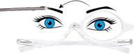 👓 occi chiari women's flip down makeup reading glasses with magnification for better cosmetics application logo