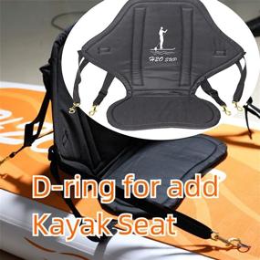 img 2 attached to H2OSUP 10.6ft Inflatable Paddle Board: Durable SUP with Backpack & Kayak Seat Compatibility