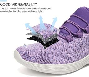 img 1 attached to Luffymomo Fashion Sneakers Lightweight Athletic Women's Shoes in Athletic