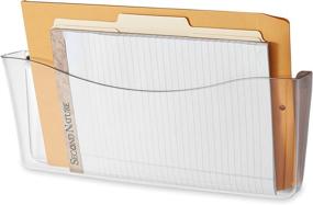 img 4 attached to 📁 Rubbermaid Unbreakable Legal Size Clear Single Pocket Wall File (65980ROS)