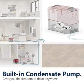 img 1 attached to ALORAIR Storm LGR Extreme Smart WiFi Коммерческий осушитель с насосом, 180 PPD на 💨 AHAM, 5-летняя гарантия, сертифицирован cETL, запуск с памятью, для восстановления ущерба, осушения подвалов и полуподвалов, красный.