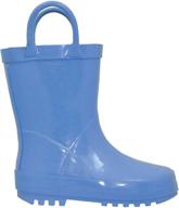 i play. durable solid rubber rainboots for all-weather protection logo