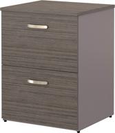 🗄️ efficient organization: boost productivity with bush furniture commerce lateral file cabinet in cocoa and pewter logo