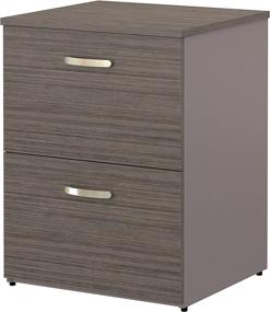 img 4 attached to 🗄️ Efficient Organization: Boost Productivity with Bush Furniture Commerce Lateral File Cabinet in Cocoa and Pewter